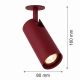 Spoturi tavan fals - Spot incastrat directionabil cu bec GU10 Linca burgundy