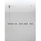 Pendule, Lustre suspendate - Lustra tub subtire aluminiu gri inchis si alabastru LED MARLOW