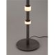 Lampadare - Lampadar tub subtire aluminiu gri inchis si alabastru LED MARLOW