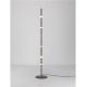 Lampadare - Lampadar tub subtire aluminiu gri inchis si alabastru LED MARLOW