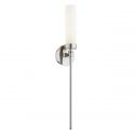 Aplica de perete stil elegant PRESTON nickel/sticla opal