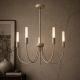 Candelabre, Lustre - Candelabru cu 5 brate AUGUSTINE taupe/alb