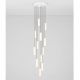 Pendule, Lustre suspendate - Lustra cu 12 Pendule din alabastru DILETTO