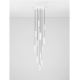 Pendule, Lustre suspendate - Lustra cu 12 Pendule din alabastru DILETTO