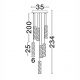 Pendule, Lustre suspendate - Lustra cu 7 Pendule din alabastru DILETTO
