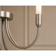 Candelabre, Lustre - Candelabru cu 5 brate AUGUSTINE nickel/alb