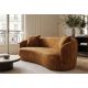 Canapele - Canapea 2 locuri curbata ELEMENTAL 180cm galben mustar