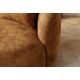Canapele - Canapea 2 locuri curbata ELEMENTAL 180cm galben mustar