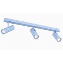 Plafoniera cu 3 spoturi directionabile cu bec GU10 Linca blue