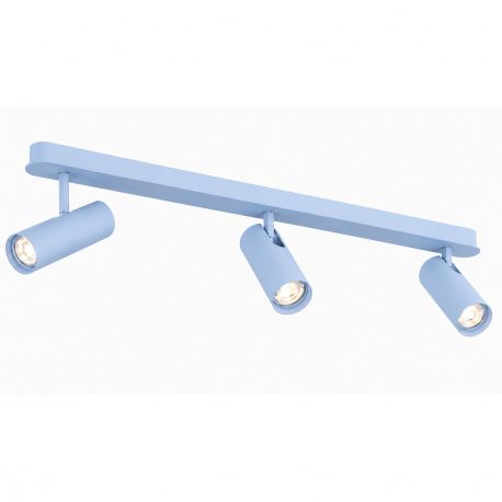 Plafoniere cu spoturi, Spoturi aplicate - Plafoniera cu 3 spoturi directionabile cu bec GU10 Linca blue
