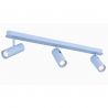 Plafoniera cu 3 spoturi directionabile cu bec GU10 Linca blue