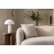Canapele - Canapea 2 locuri curbata ELEMENTAL 180cm boucle champagne beige