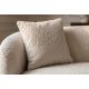 Canapele - Canapea 2 locuri curbata ELEMENTAL 180cm boucle champagne beige