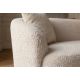 Canapele - Canapea 2 locuri curbata ELEMENTAL 180cm boucle champagne beige