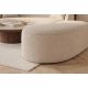 Banchete-Tabureti - Bancheta tapitata cu spatiu de depozitare ELEMENTAL 120cm boucle champagne beige