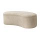 Banchete-Tabureti - Bancheta tapitata cu spatiu de depozitare ELEMENTAL 120cm boucle champagne beige