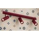 Plafoniere cu spoturi, Spoturi aplicate - Plafoniera cu 3 spoturi directionabile cu bec GU10 Linca burgundy