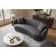 Canapele - Canapea 2 locuri curbata ELEMENTAL 180cm grafit gri
