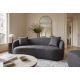 Canapele - Canapea 2 locuri curbata ELEMENTAL 180cm grafit gri