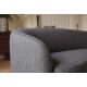 Canapele - Canapea 2 locuri curbata ELEMENTAL 180cm grafit gri