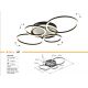 Lustre aplicate - Lustra aplicata tavan design circular LED Alvis