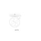 Lustre aplicate - Lustra aplicata tavan design circular LED MONTY
