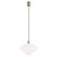 Pendule, Lustre suspendate - Lustra/pendul design decorativ TRESCO cupru/opal