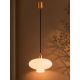 Pendule, Lustre suspendate - Lustra/pendul design decorativ TRESCO cupru/opal