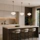 Pendule, Lustre suspendate - Lustra/pendul design decorativ TRESCO cupru/opal