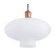 Pendule, Lustre suspendate - Lustra/pendul design decorativ TRESCO cupru/opal
