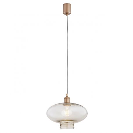 Pendule, Lustre suspendate - Lustra/pendul design decorativ TRESCO cupru/champagne