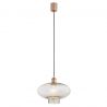 Lustra/pendul design decorativ TRESCO cupru/champagne 