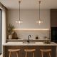 Pendule, Lustre suspendate - Lustra/pendul design decorativ TRESCO cupru/champagne
