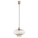 Pendule, Lustre suspendate - Lustra/pendul design decorativ TRESCO cupru/champagne