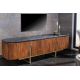Comode - Comoda TV design retro Gatsby 160cm Mango/ marmura neagra
