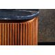 Comode - Comoda TV design retro Gatsby 160cm Mango/ marmura neagra