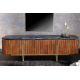Comode - Comoda TV design retro Gatsby 160cm Mango/ marmura neagra