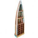 Raft din barci de pescuit reciclate, suport pentru vinuri Borneo 190cm