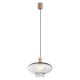 Pendule, Lustre suspendate - Lustra/pendul design decorativ TRESCO cupru/fumuriu