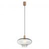 Lustra/pendul design decorativ TRESCO cupru/fumuriu