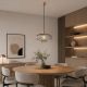 Pendule, Lustre suspendate - Lustra/pendul design decorativ TRESCO cupru/fumuriu