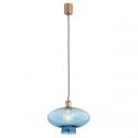Lustra/pendul design decorativ TRESCO cupru/blue