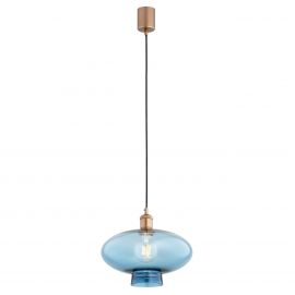 Pendule, Lustre suspendate - Lustra/pendul design decorativ TRESCO cupru/blue