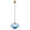Lustra/pendul design decorativ TRESCO cupru/blue