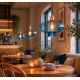 Pendule, Lustre suspendate - Lustra/pendul design decorativ TRESCO cupru/blue
