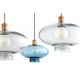 Pendule, Lustre suspendate - Lustra/pendul design decorativ TRESCO cupru/blue
