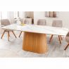 Masa sufragerie, Ceramica Alba, Furnir Stejar, UNIQUE 200cm A-45142 VC