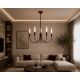 Candelabre, Lustre - Candelabru cu 5 brate AUGUSTINE burgundy