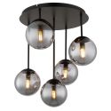 Lustra aplicata moderna HARMON 5L fumurie