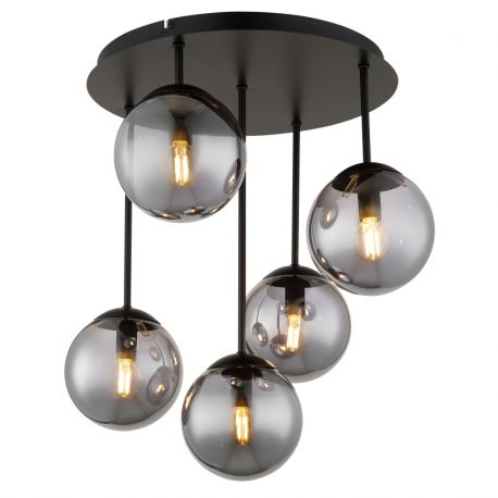 Lustre aplicate - Lustra aplicata moderna HARMON 5L fumurie